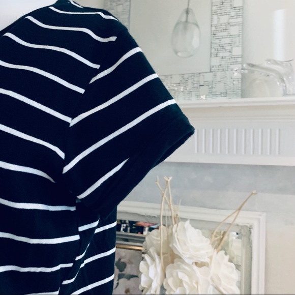 LULU’S CAFE SOCIETY STRIPED SHIRT DRESS CASUAL DRESS - Picture 11 of 15